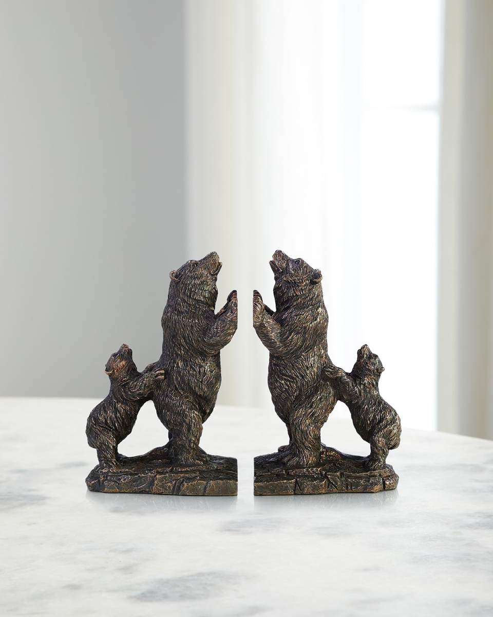 Ursine Bookends, Set of 2